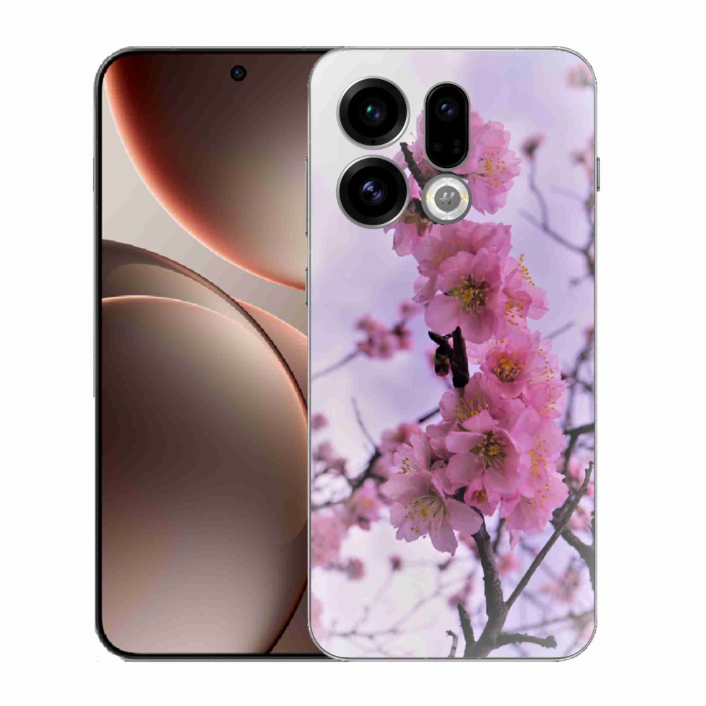 Gélový kryt mmCase na Oppo Find X9 - kvety 7