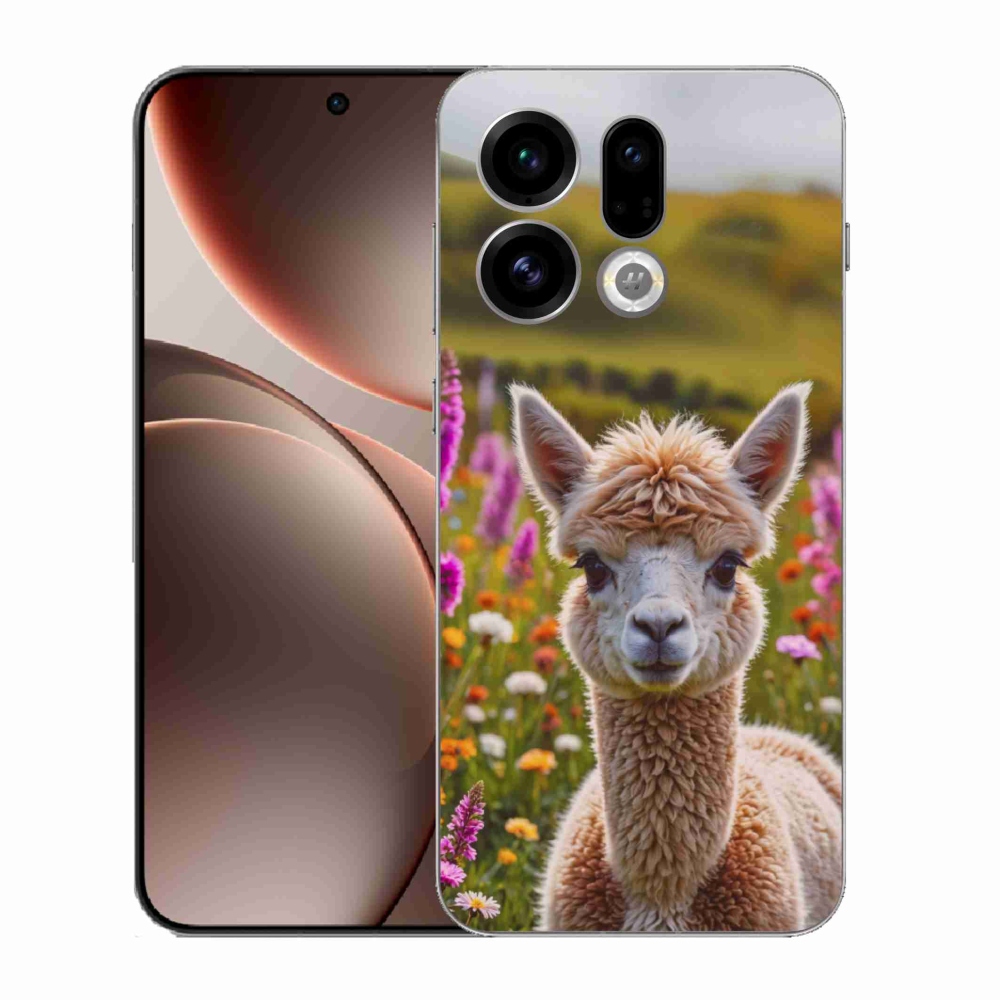 Gélový kryt mmCase na Oppo Find X9 - lama na lúke