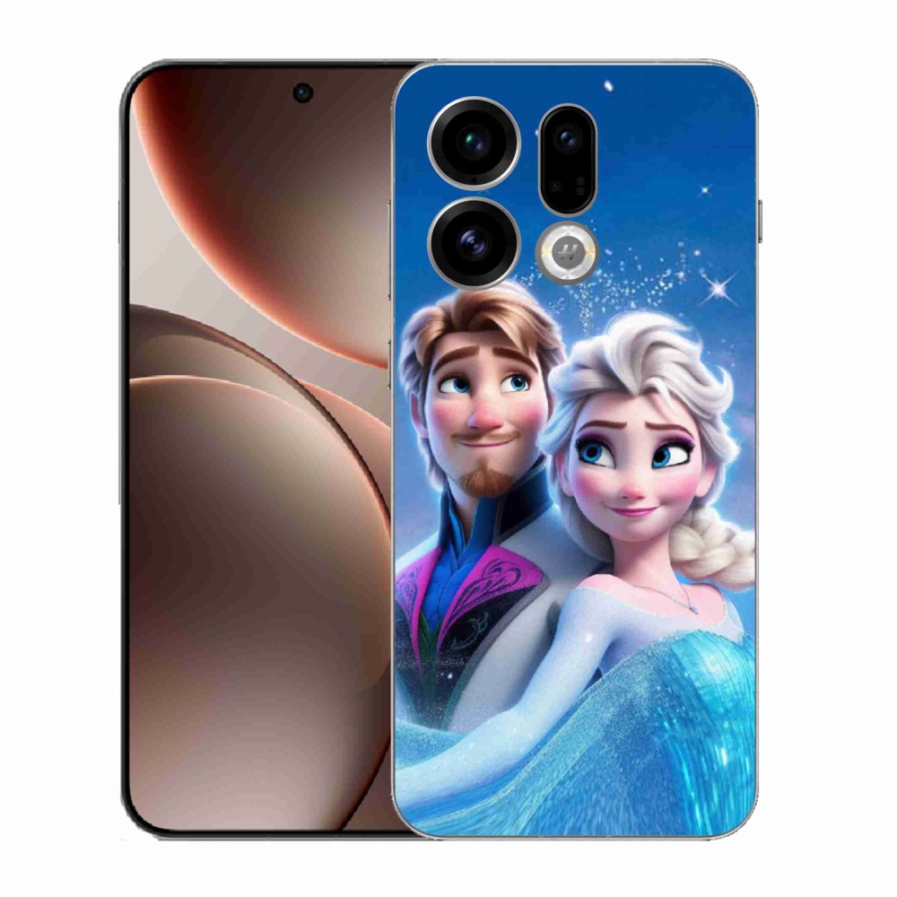 Gélový kryt mmCase na Oppo Find X9 - ľadové kráľovstvo 1