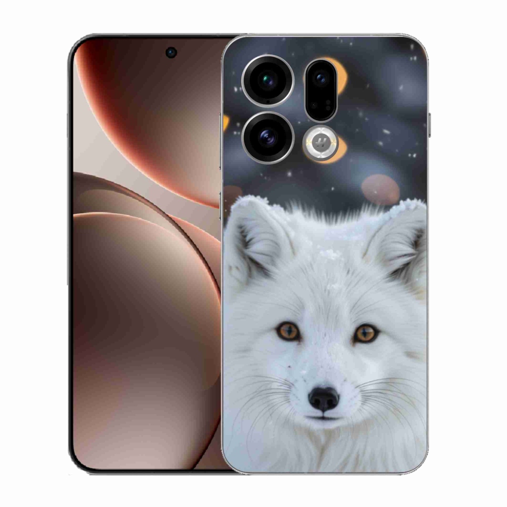 Gélový kryt mmCase na Oppo Find X9 - líška polárna