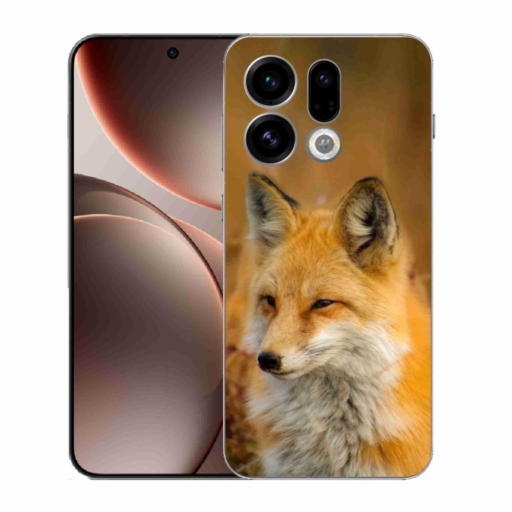 Gélový kryt mmCase na Oppo Find X9 - líška