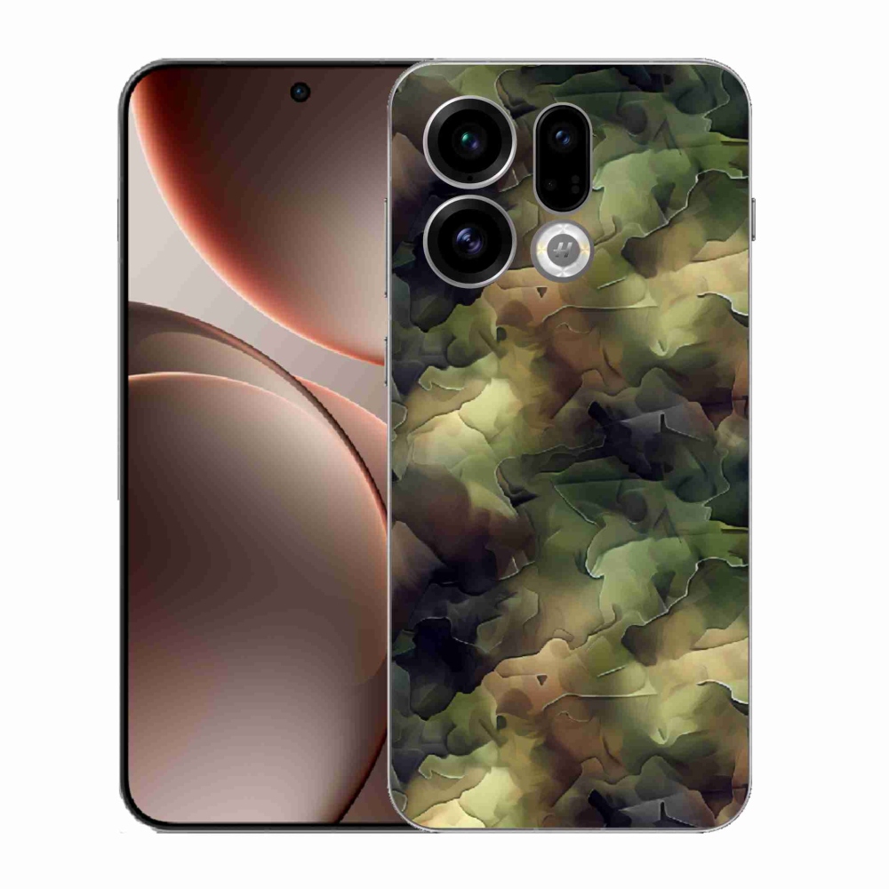 Gélový kryt mmCase na Oppo Find X9 - maskáčový vzor 10