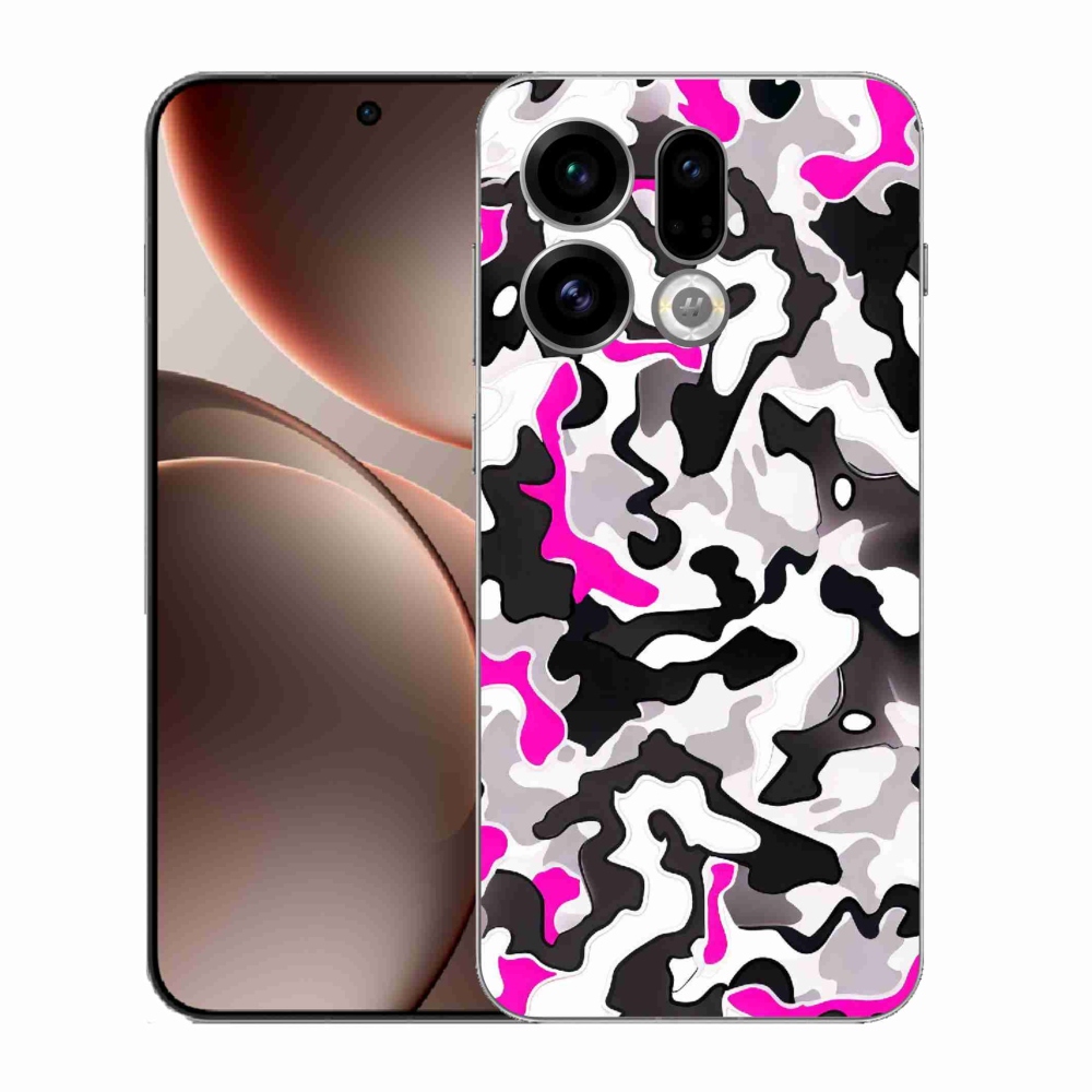 Gélový kryt mmCase na Oppo Find X9 - maskáčový vzor 5