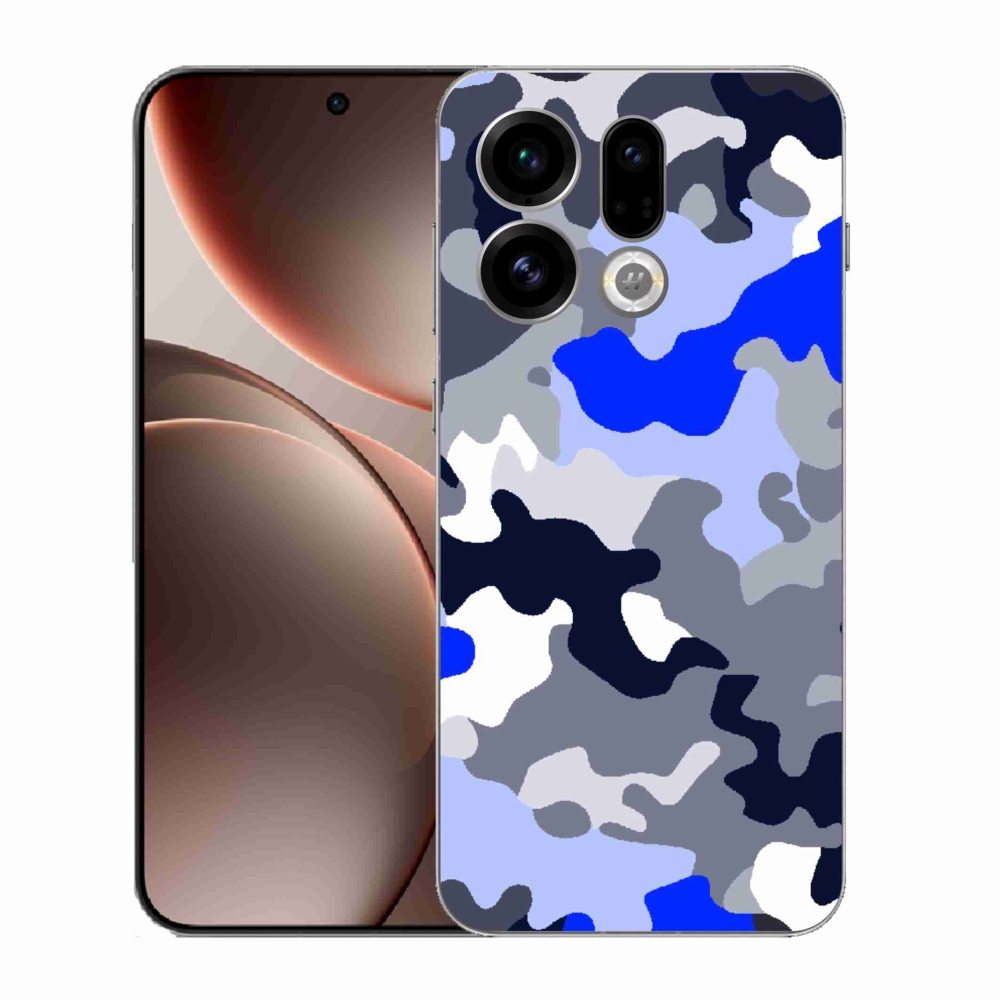 Gélový kryt mmCase na Oppo Find X9 - maskáčový vzor 8