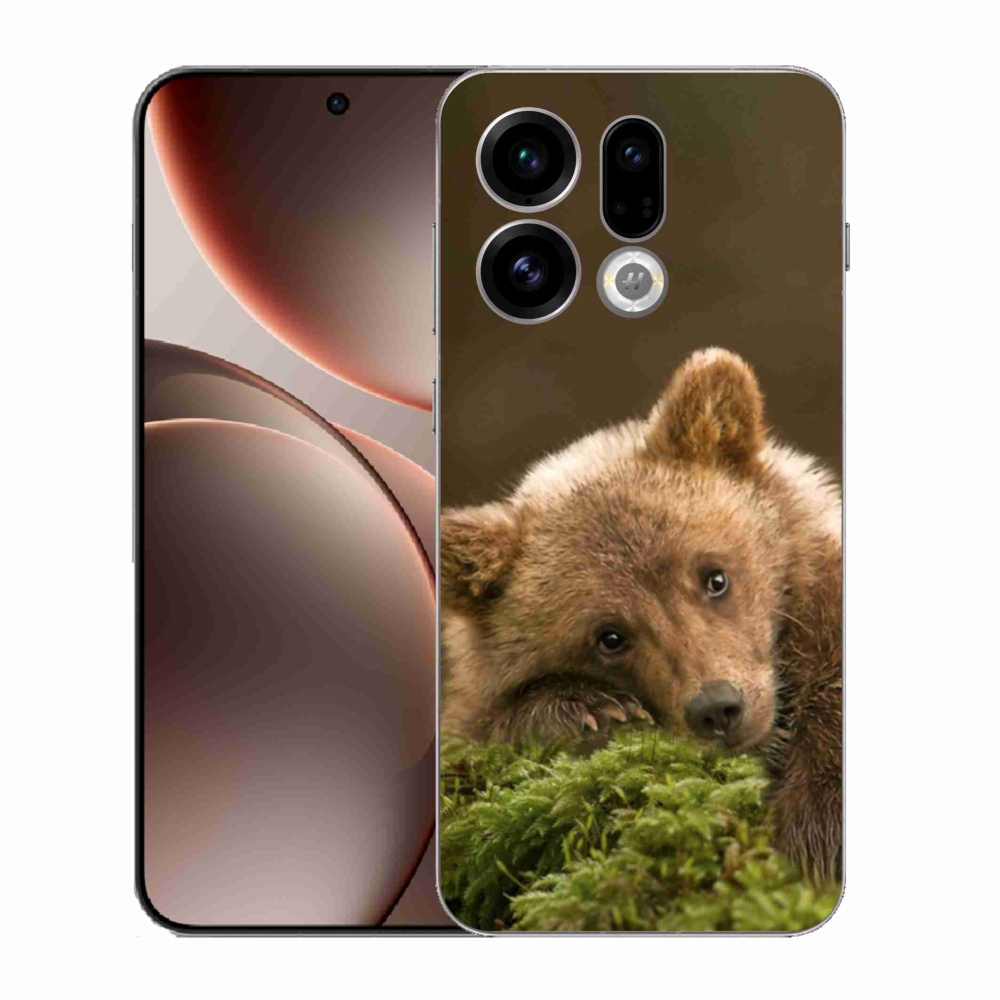 Gélový kryt mmCase na Oppo Find X9 - medveď