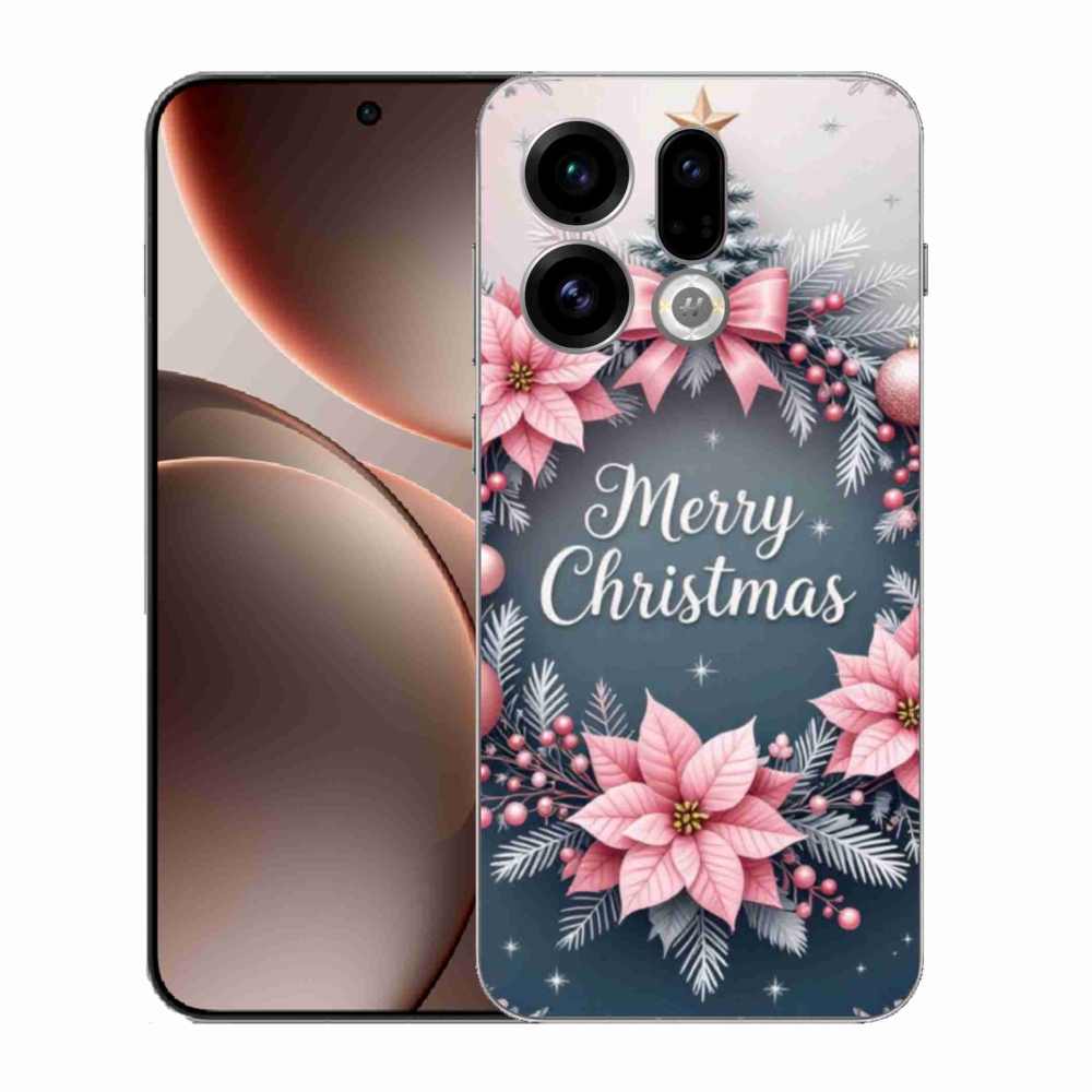 Gélový kryt mmCase na Oppo Find X9 - merry christmas