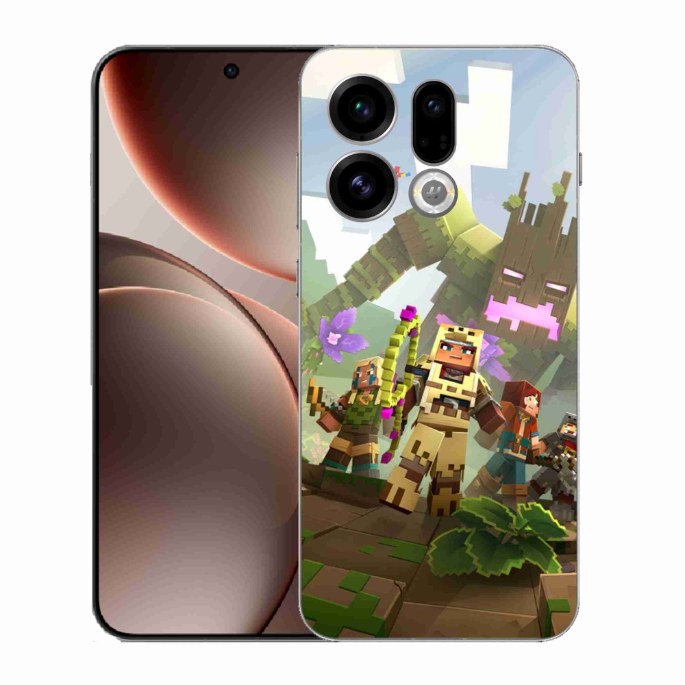 Gélový kryt mmCase na Oppo Find X9 - minecraft 1
