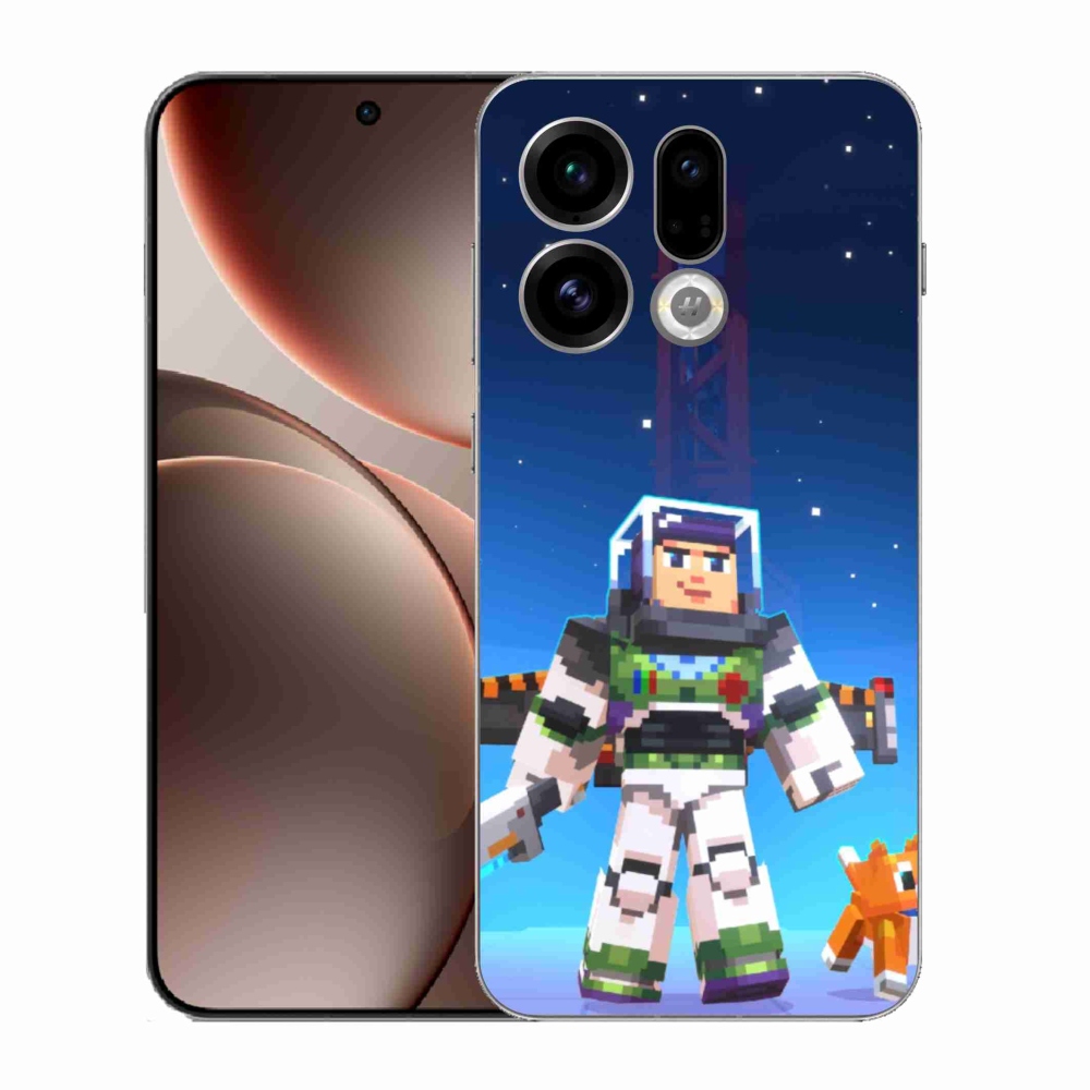 Gélový kryt mmCase na Oppo Find X9 - minecraft 2