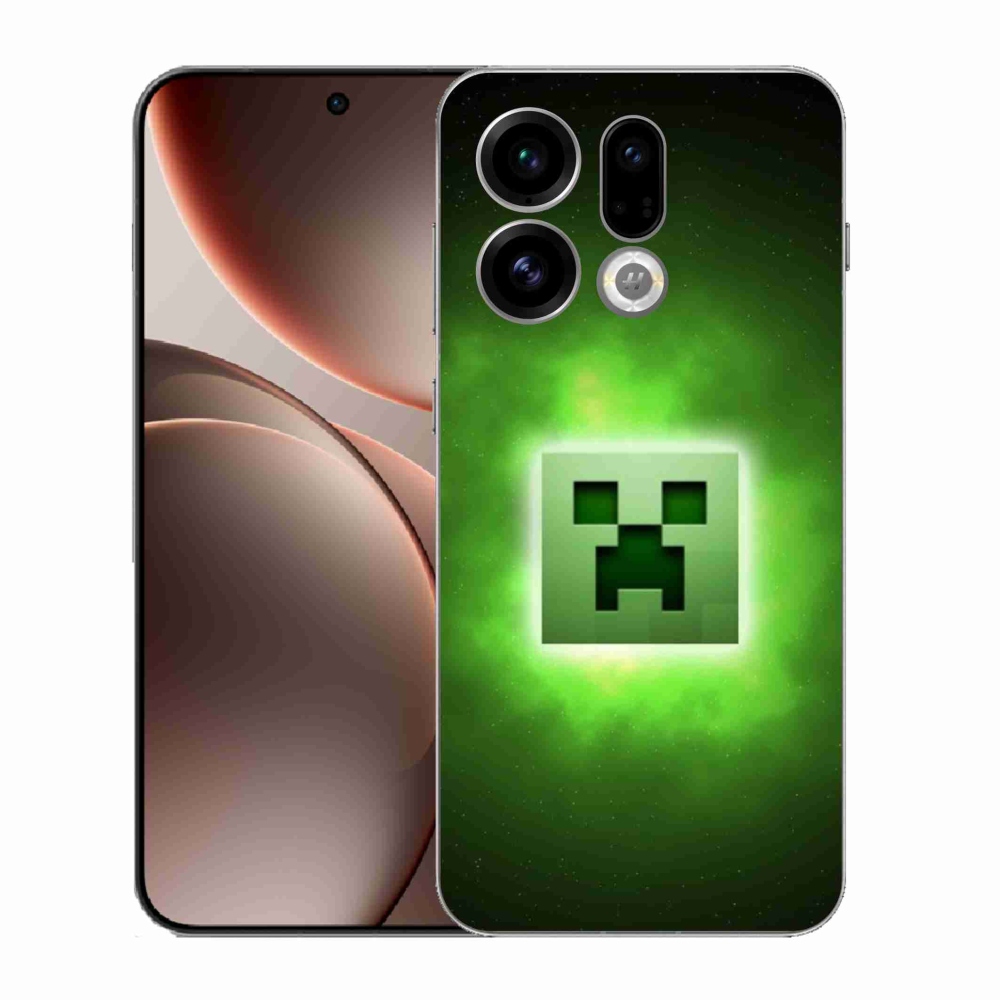 Gélový kryt mmCase na Oppo Find X9 - minecraft