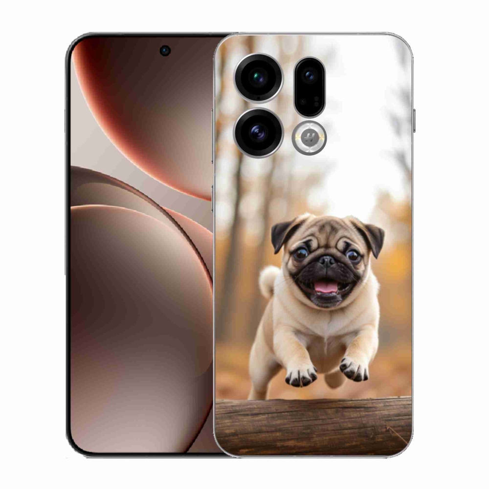 Gélový kryt mmCase na Oppo Find X9 - mops 2