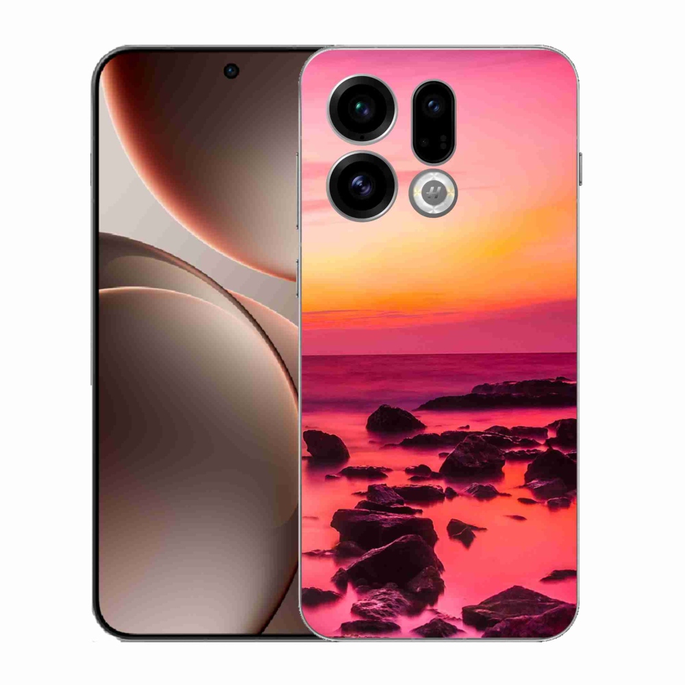 Gélový kryt mmCase na Oppo Find X9 - more a žiara