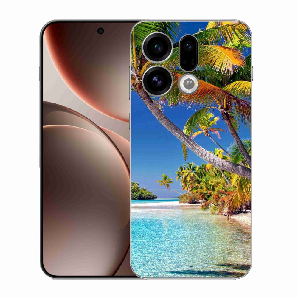 Gélový kryt mmCase na Oppo Find X9 - morská pláž
