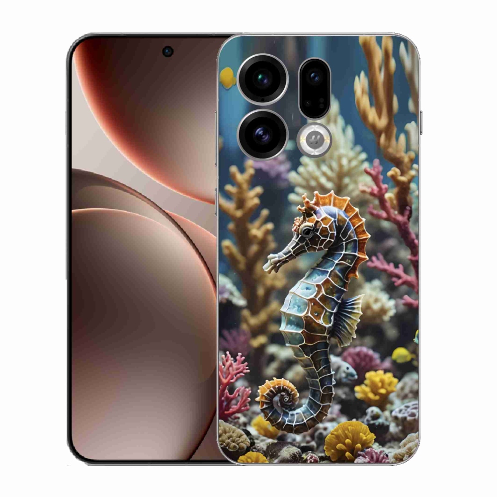 Gélový kryt mmCase na Oppo Find X9 - morský koník 2