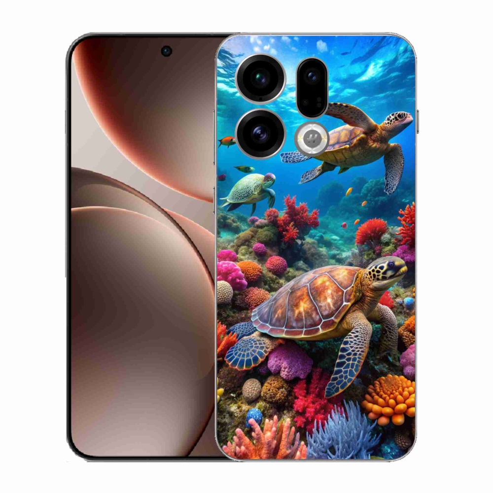 Gélový kryt mmCase na Oppo Find X9 - morský svet 2
