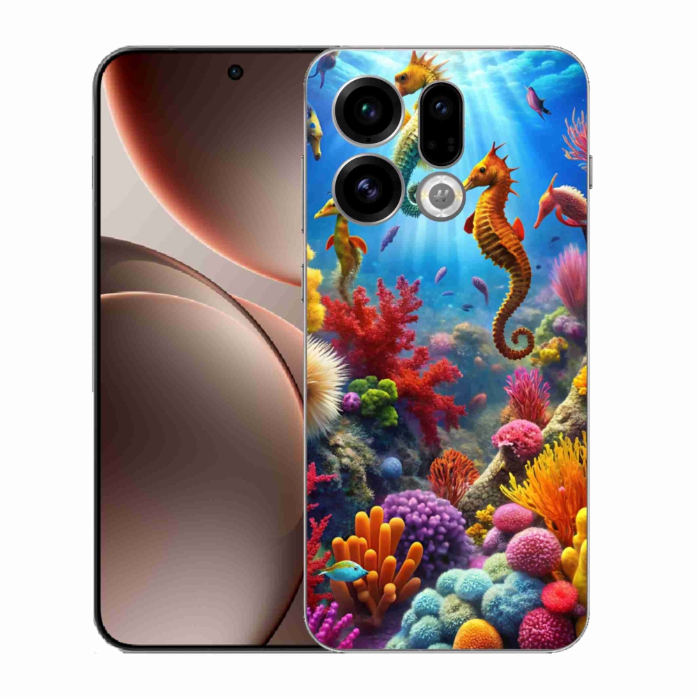 Gélový kryt mmCase na Oppo Find X9 - morský svet 3