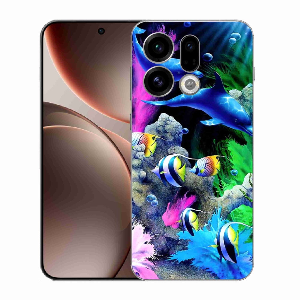 Gélový kryt mmCase na Oppo Find X9 - morský svet