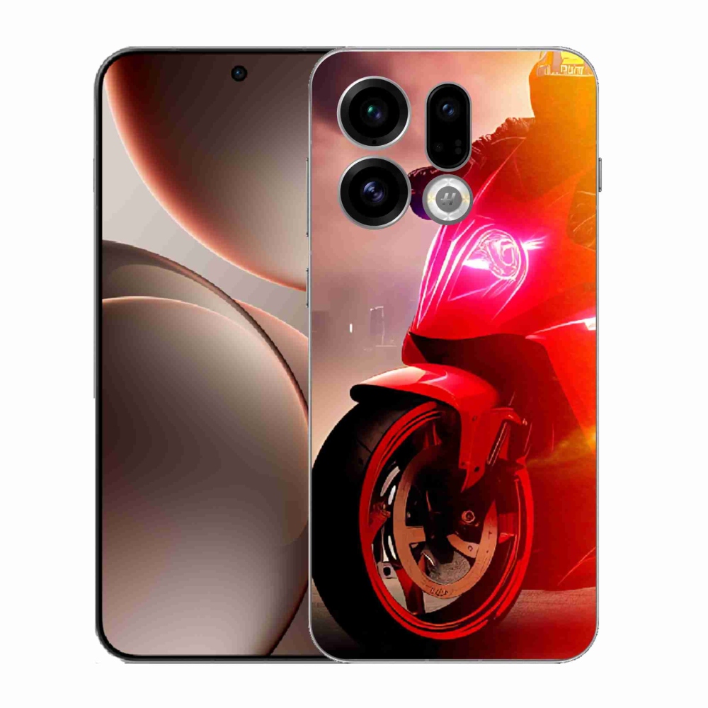 Gélový kryt mmCase na Oppo Find X9 - motorka