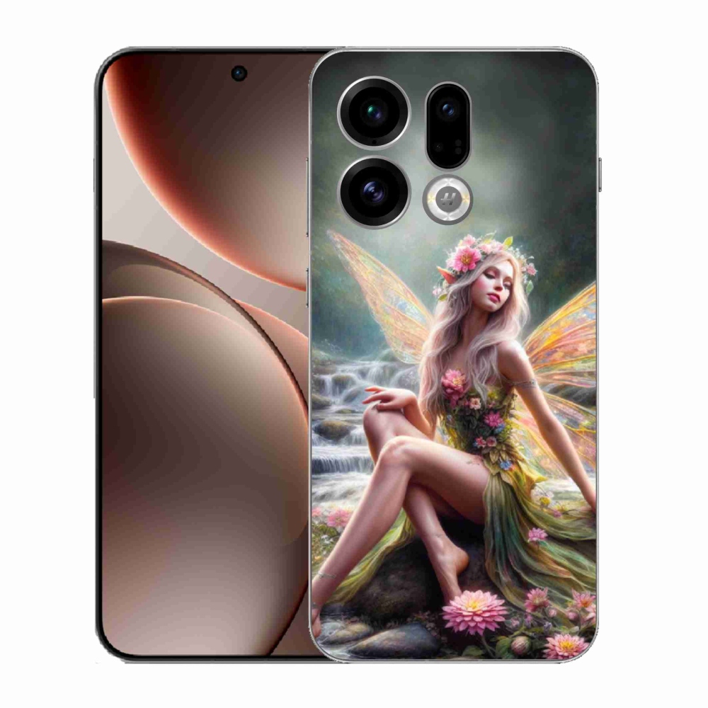 Gélový kryt mmCase na Oppo Find X9 - motýlia žena 1