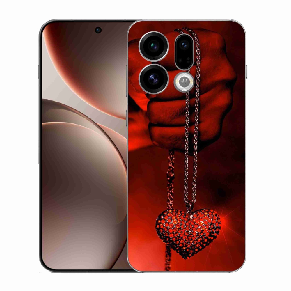 Gélový kryt mmCase na Oppo Find X9 - náhrdelník