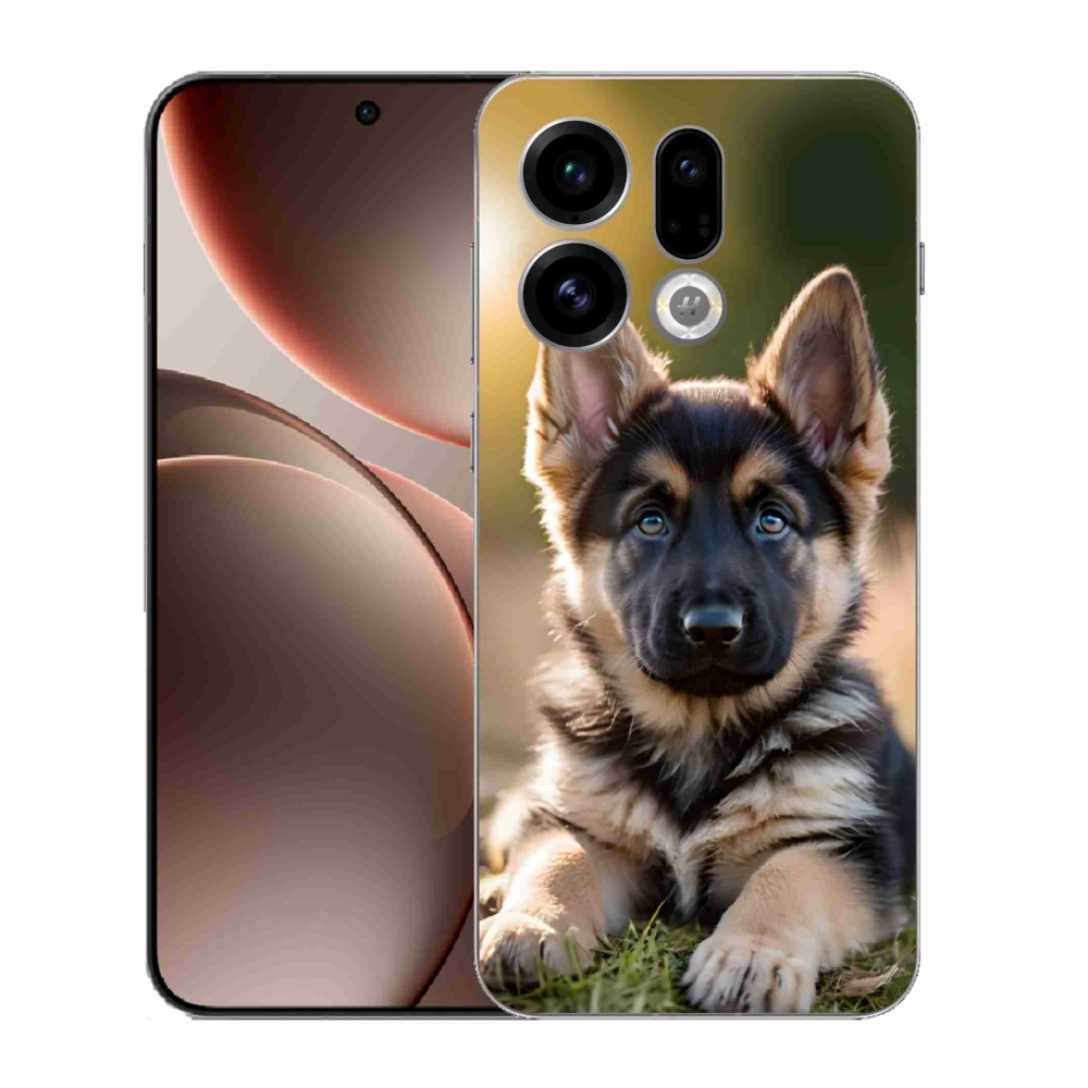 Gélový kryt mmCase na Oppo Find X9 - nemecký ovčiak v prírode
