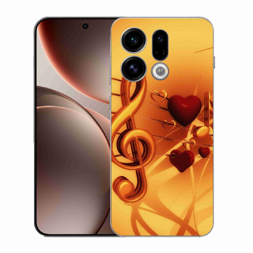Gélový kryt mmCase na Oppo Find X9 - noty