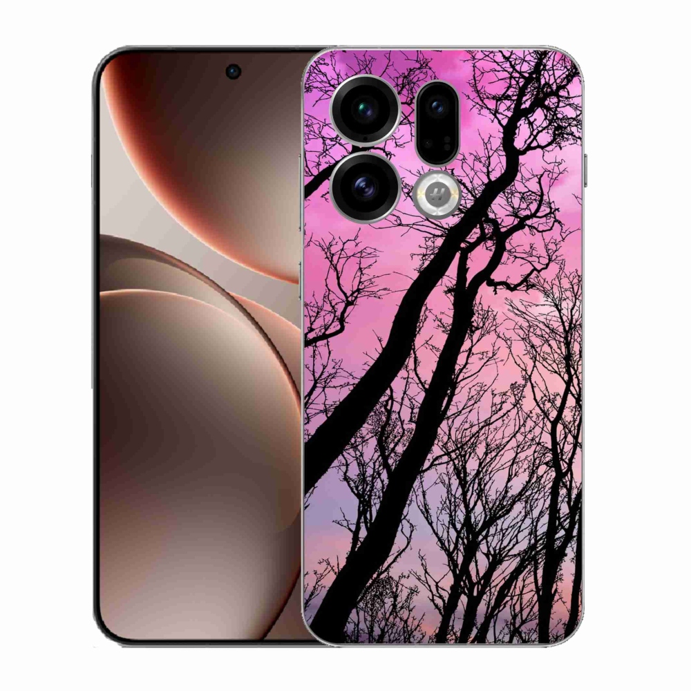 Gélový kryt mmCase na Oppo Find X9 - opadané stromy