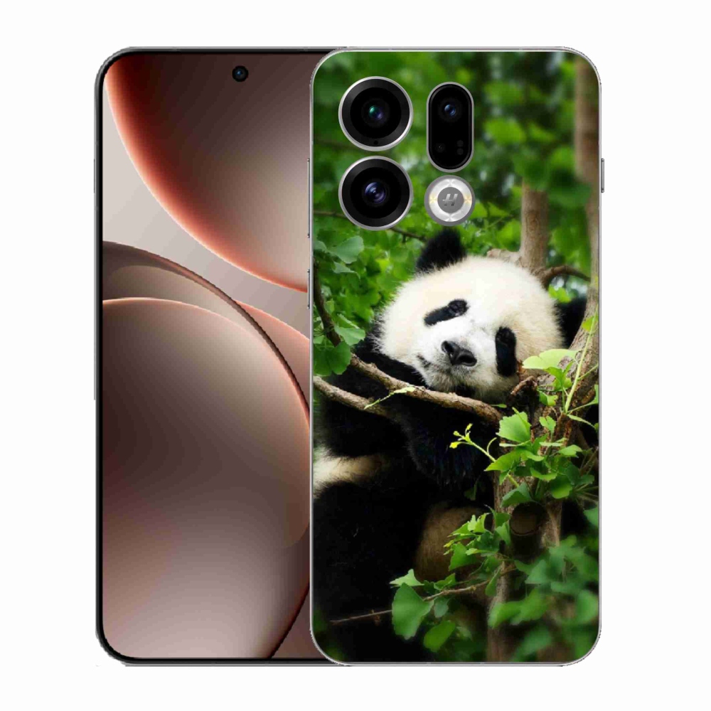 Gélový kryt mmCase na Oppo Find X9 - panda