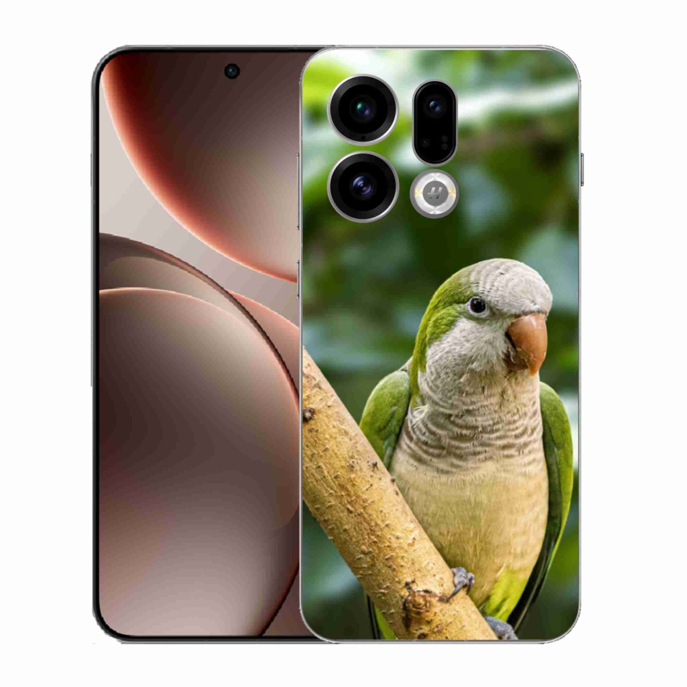 Gélový kryt mmCase na Oppo Find X9 - papagáj mníšok