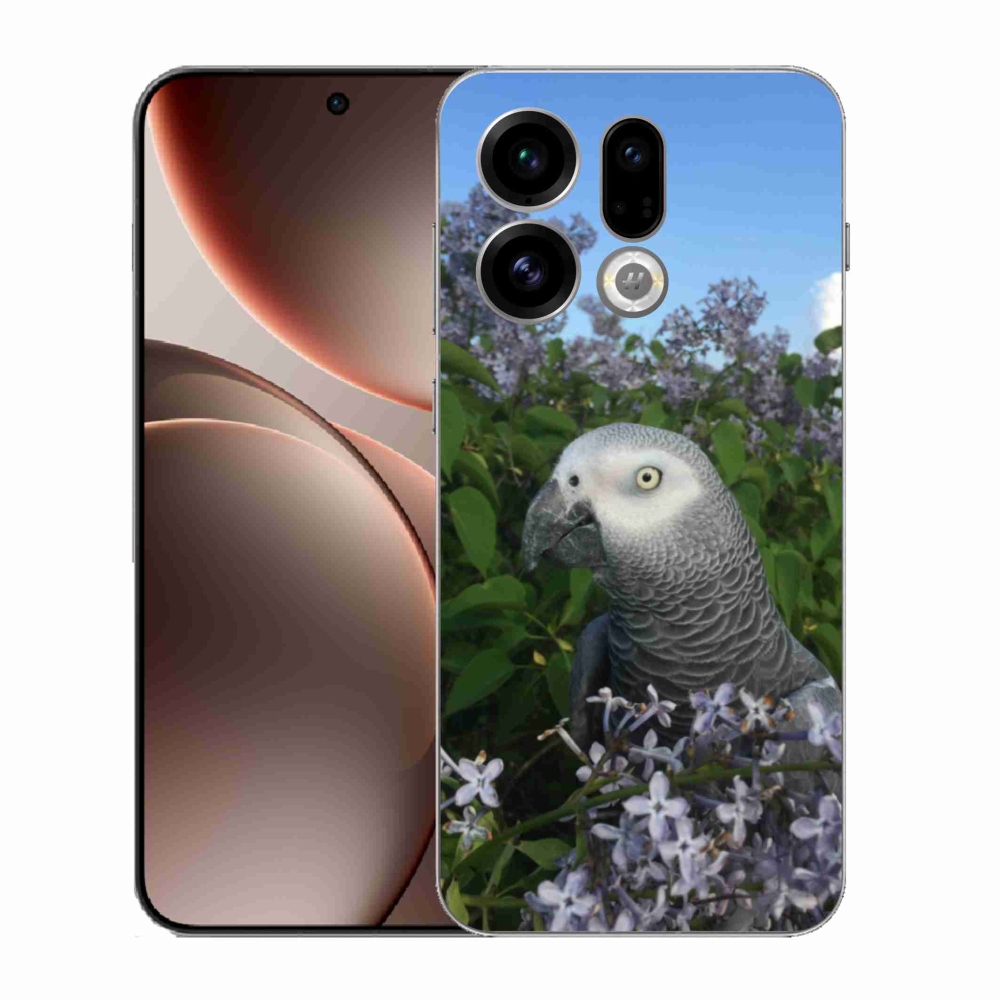Gélový kryt mmCase na Oppo Find X9 - papagáj žako