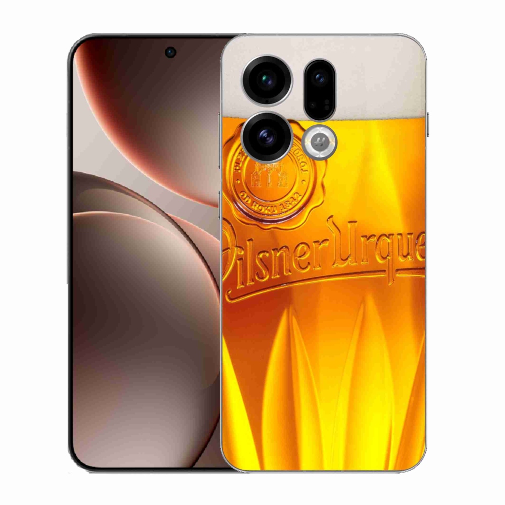 Gélový kryt mmCase na Oppo Find X9 - pivo