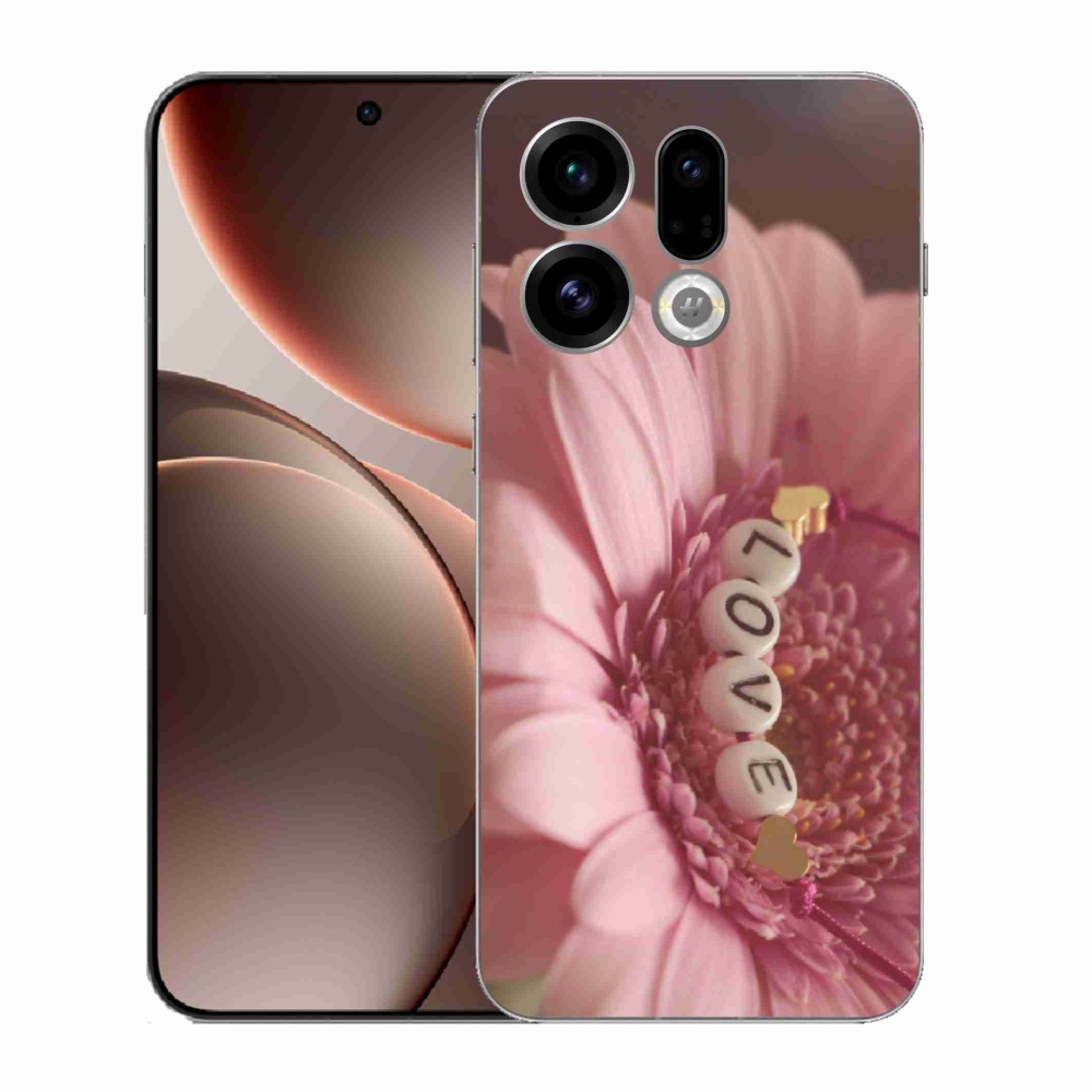 Gélový kryt mmCase na Oppo Find X9 - prívesok love