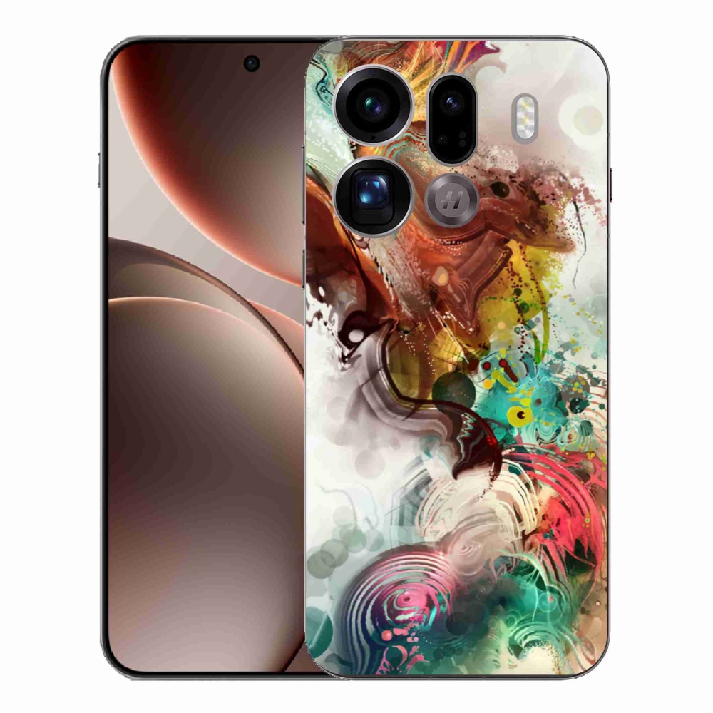 Gélový kryt mmCase na Oppo Find X9 Pro - abstrakt 1
