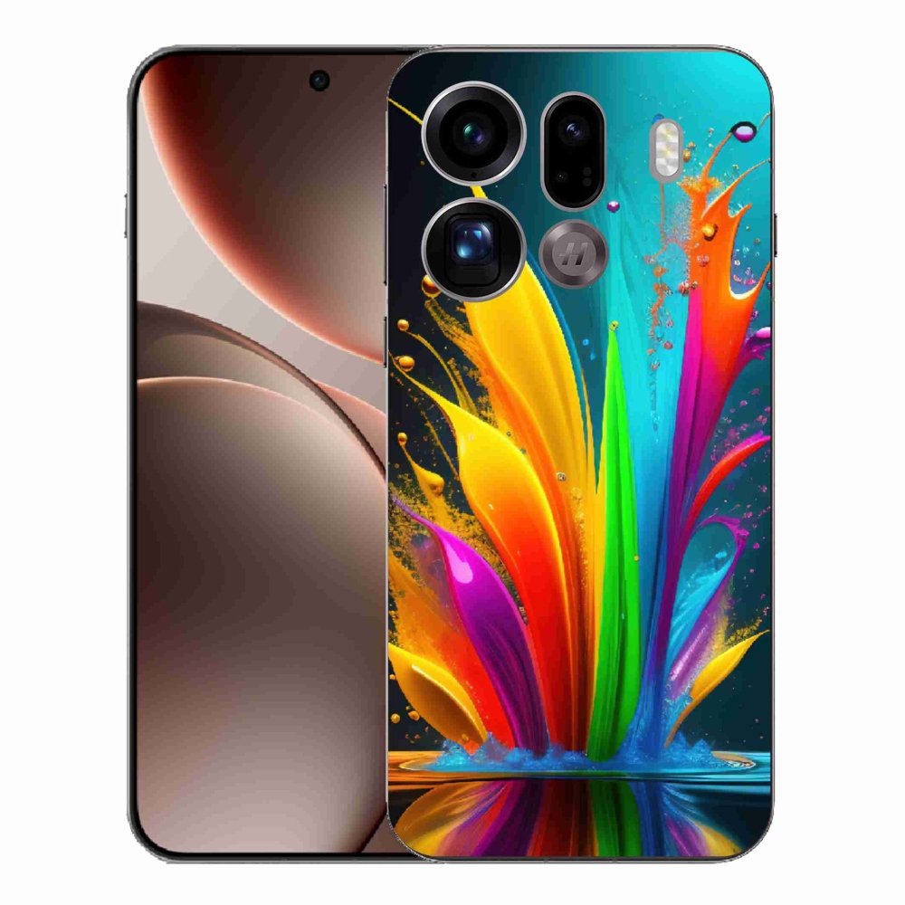 Gélový kryt mmCase na Oppo Find X9 Pro - abstraktný motív 1