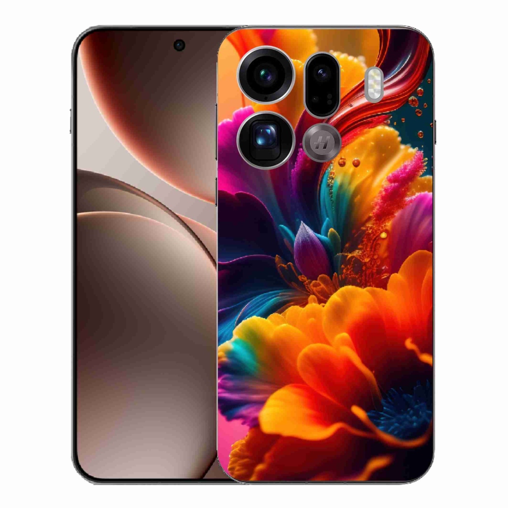 Gélový kryt mmCase na Oppo Find X9 Pro - abstraktný motív 2