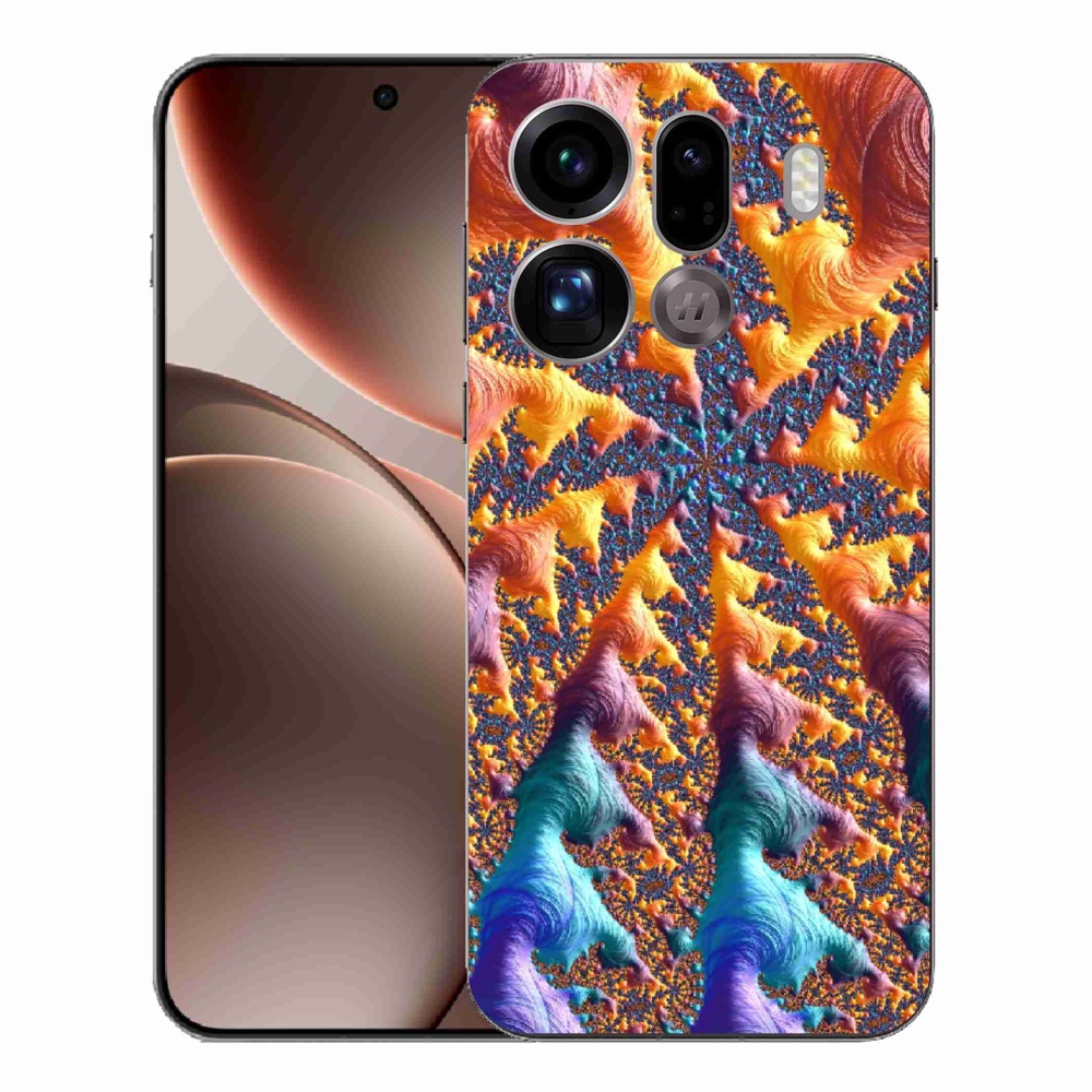 Gélový kryt mmCase na Oppo Find X9 Pro - abstraktný motív 23