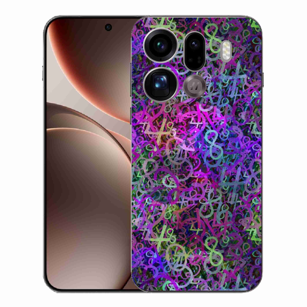 Gélový kryt mmCase na Oppo Find X9 Pro - abstraktný motív 25