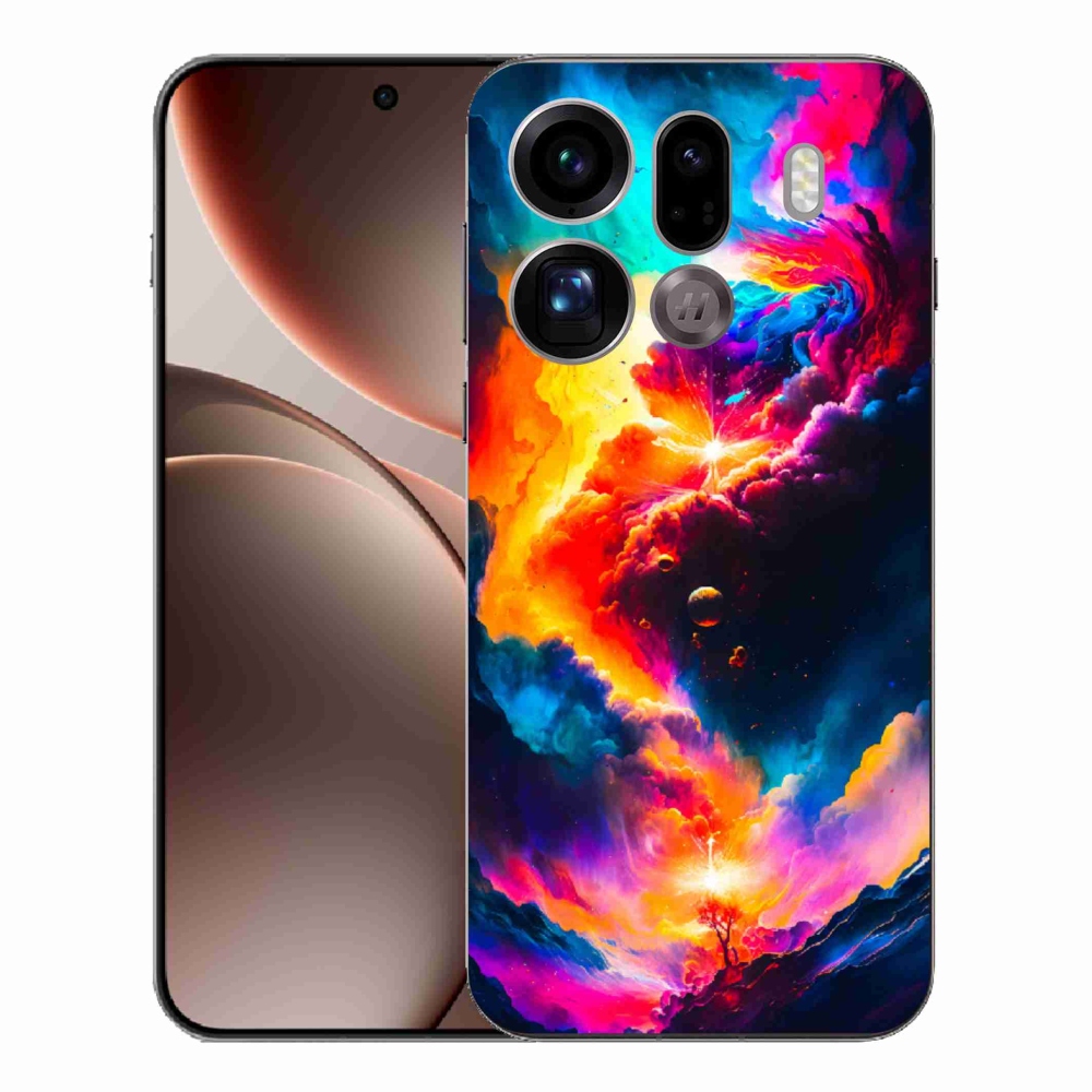 Gélový kryt mmCase na Oppo Find X9 Pro - abstraktný motív