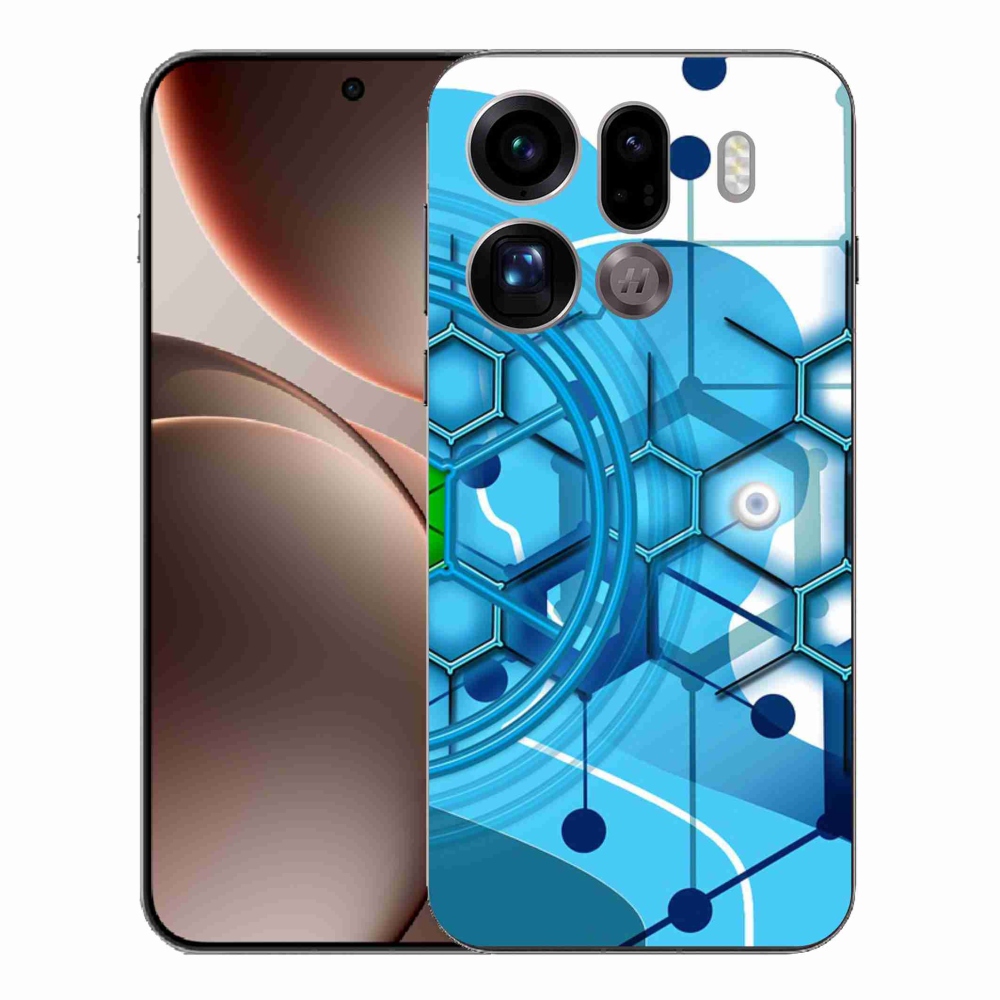 Gélový kryt mmCase na Oppo Find X9 Pro - abstraktný vzor 2