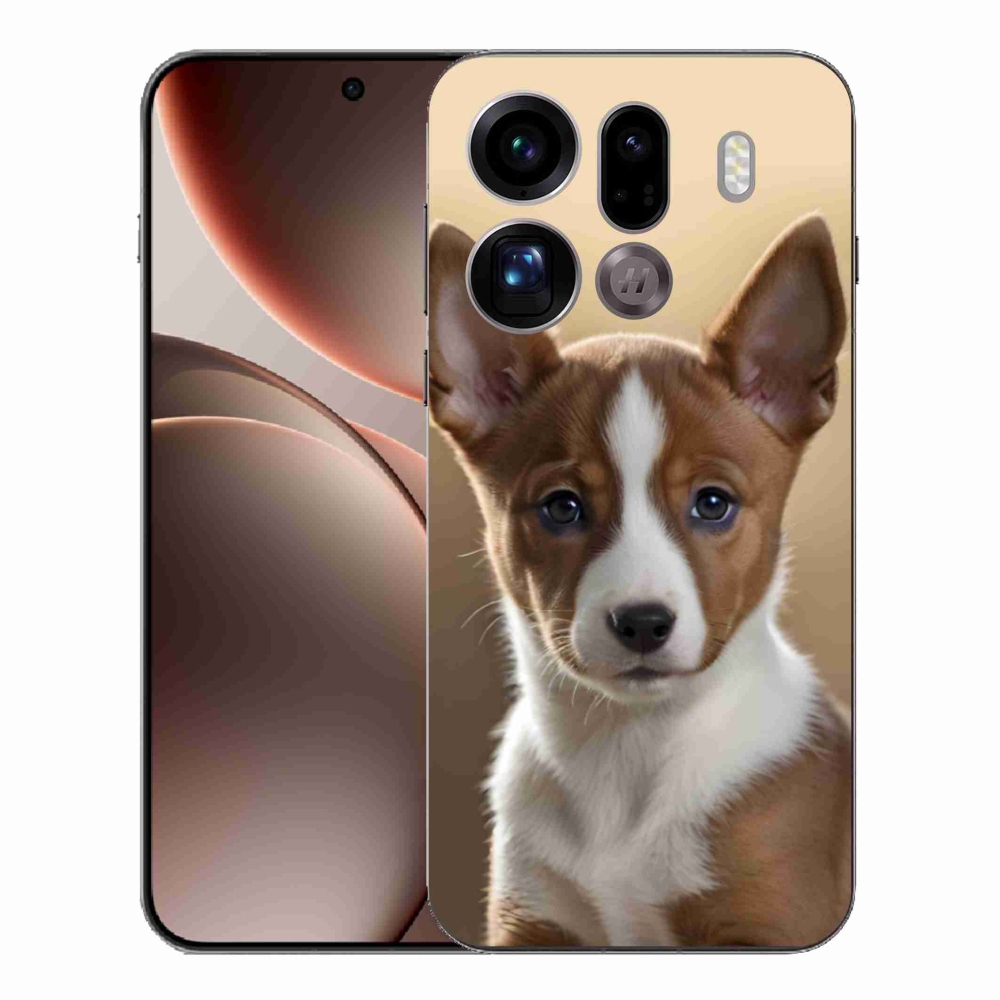 Gélový kryt mmCase na Oppo Find X9 Pro - basenji