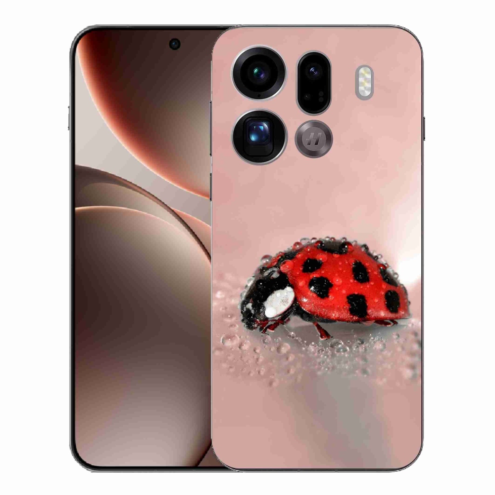 Gélový kryt mmCase na Oppo Find X9 Pro - lienka