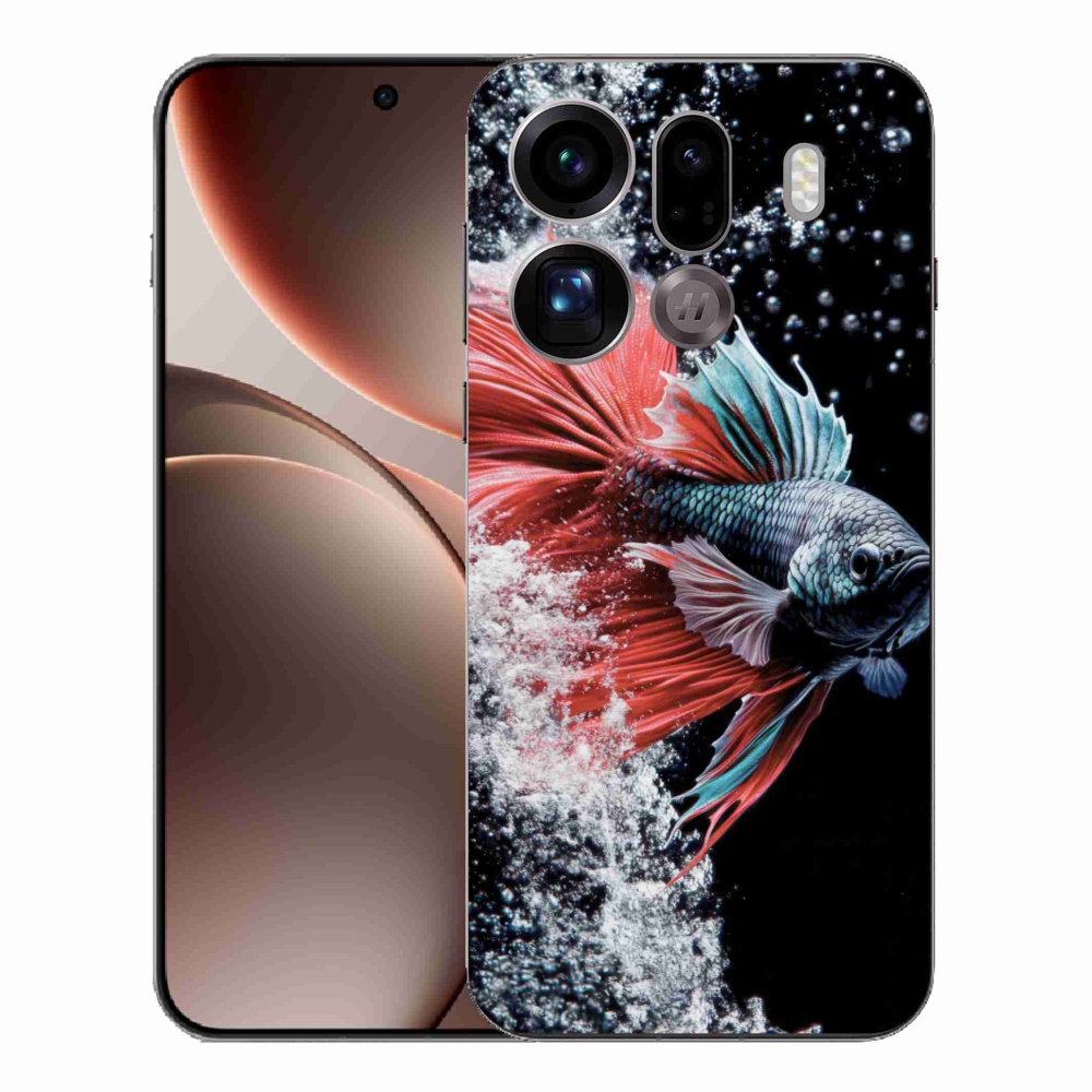 Gélový kryt mmCase na Oppo Find X9 Pro - bojovníčka pestrá