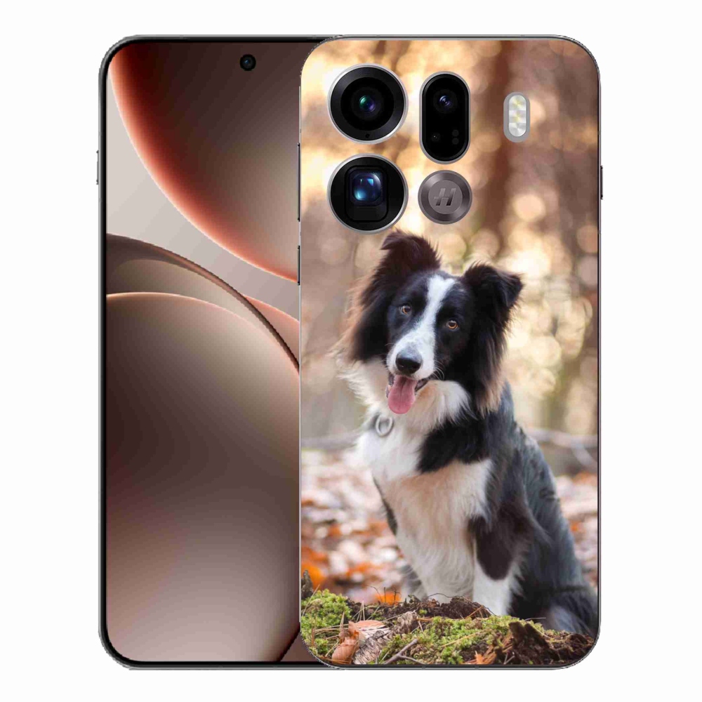 Gélový kryt mmCase na Oppo Find X9 Pro - border kólia 1