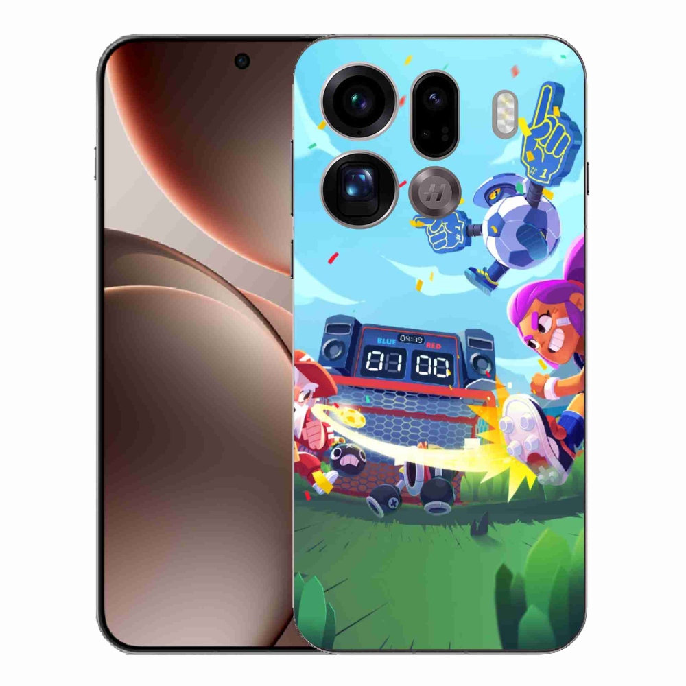 Gélový kryt mmCase na Oppo Find X9 Pro - brawl stars 1