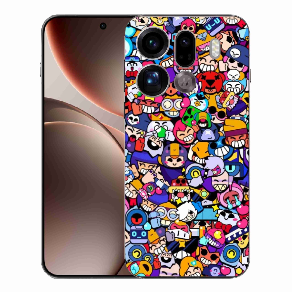 Gélový kryt mmCase na Oppo Find X9 Pro - brawl stars 2