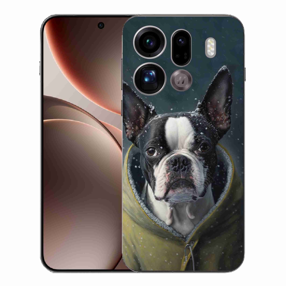 Gélový kryt mmCase na Oppo Find X9 Pro - buldoček