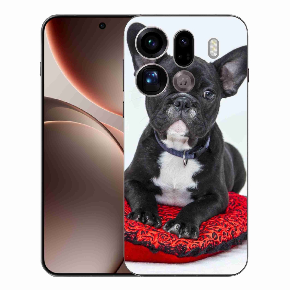 Gélový kryt mmCase na Oppo Find X9 Pro - buldog