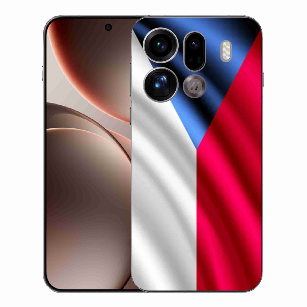 Gélový kryt mmCase na Oppo Find X9 Pro - česká vlajka