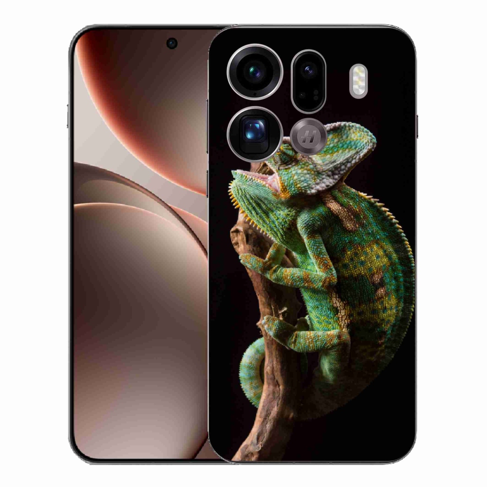 Gélový kryt mmCase na Oppo Find X9 Pro - chameleón