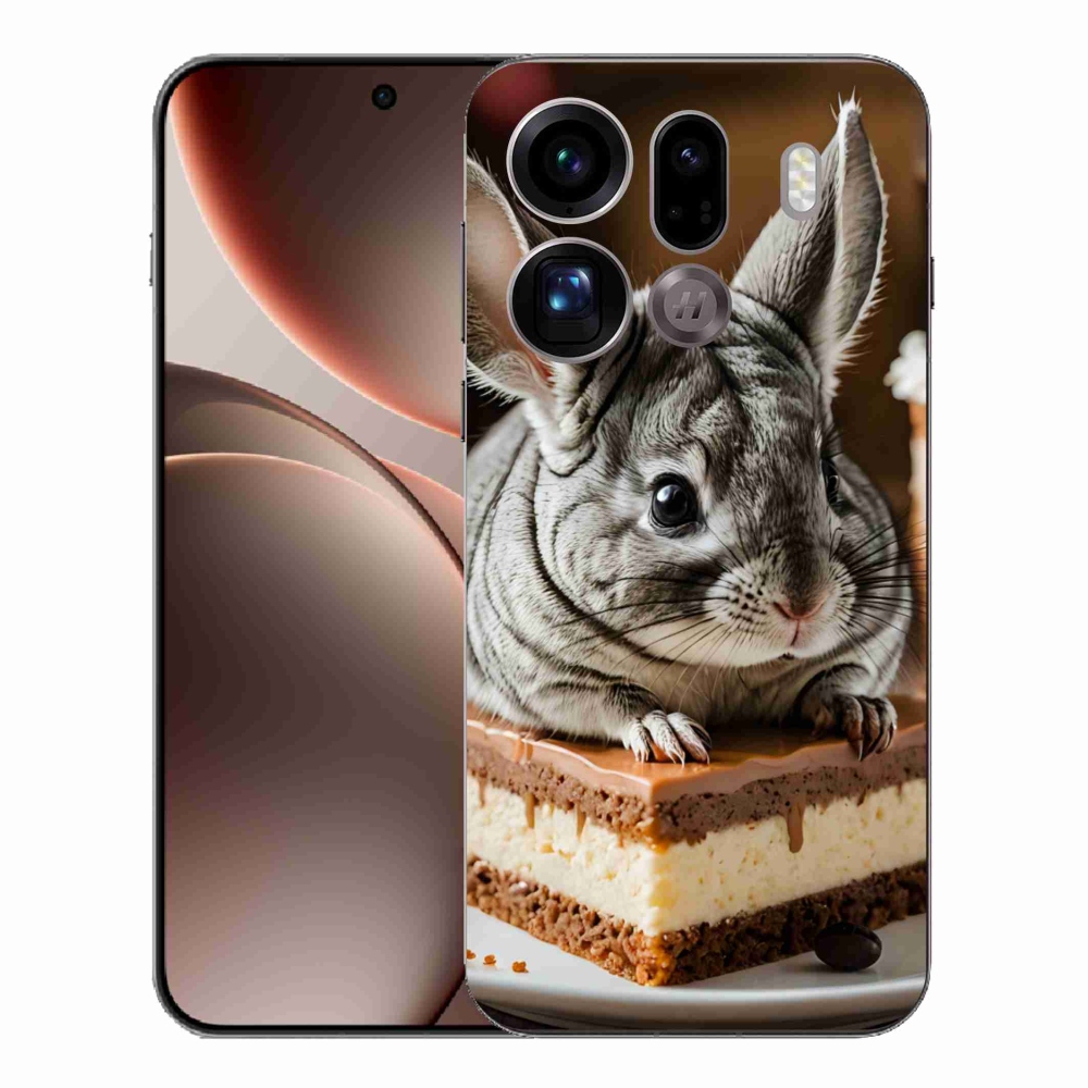 Gélový kryt mmCase na Oppo Find X9 Pro - činčila