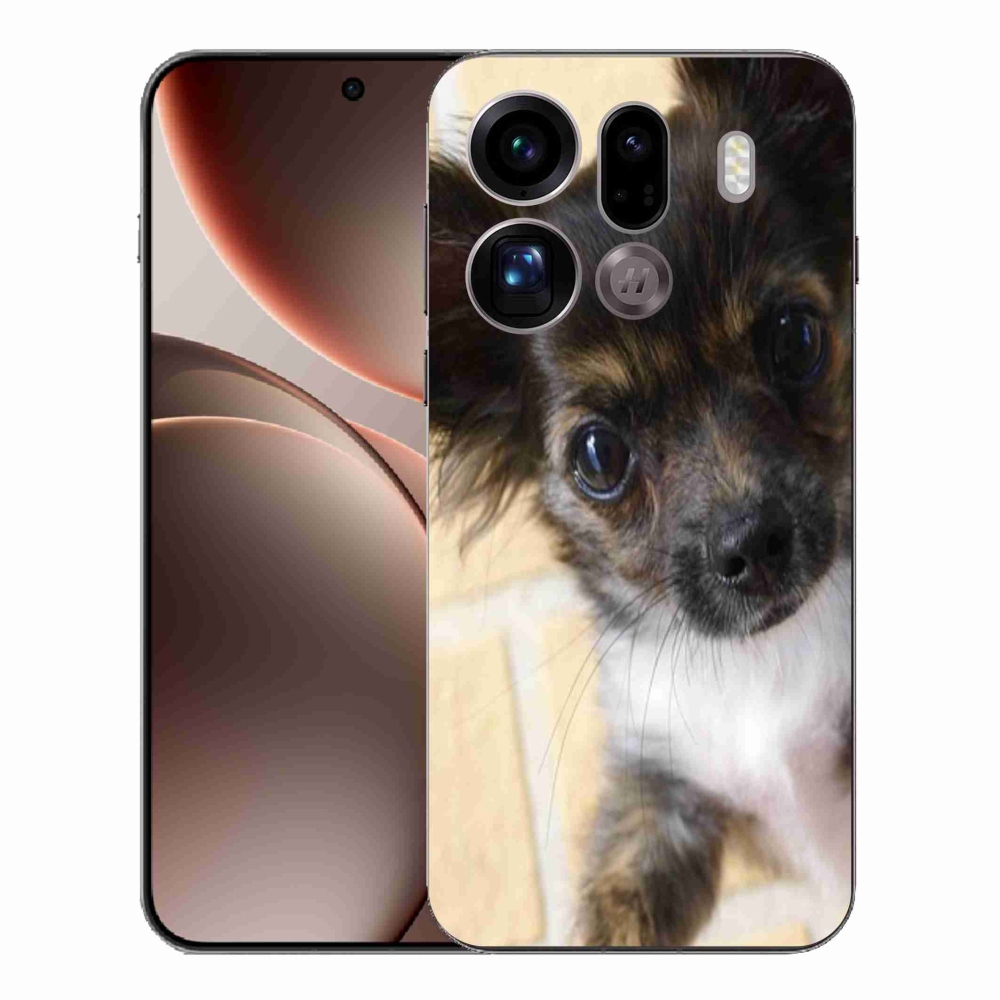 Gélový kryt mmCase na Oppo Find X9 Pro - čivava 2